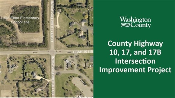 County Highway 10, 17, and 17B Intersection Improvement Project email header graphic