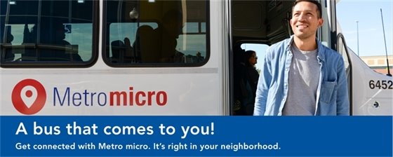 Metro micro promotional banner