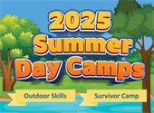 2025 Summer Day Camps Promotional Graphic