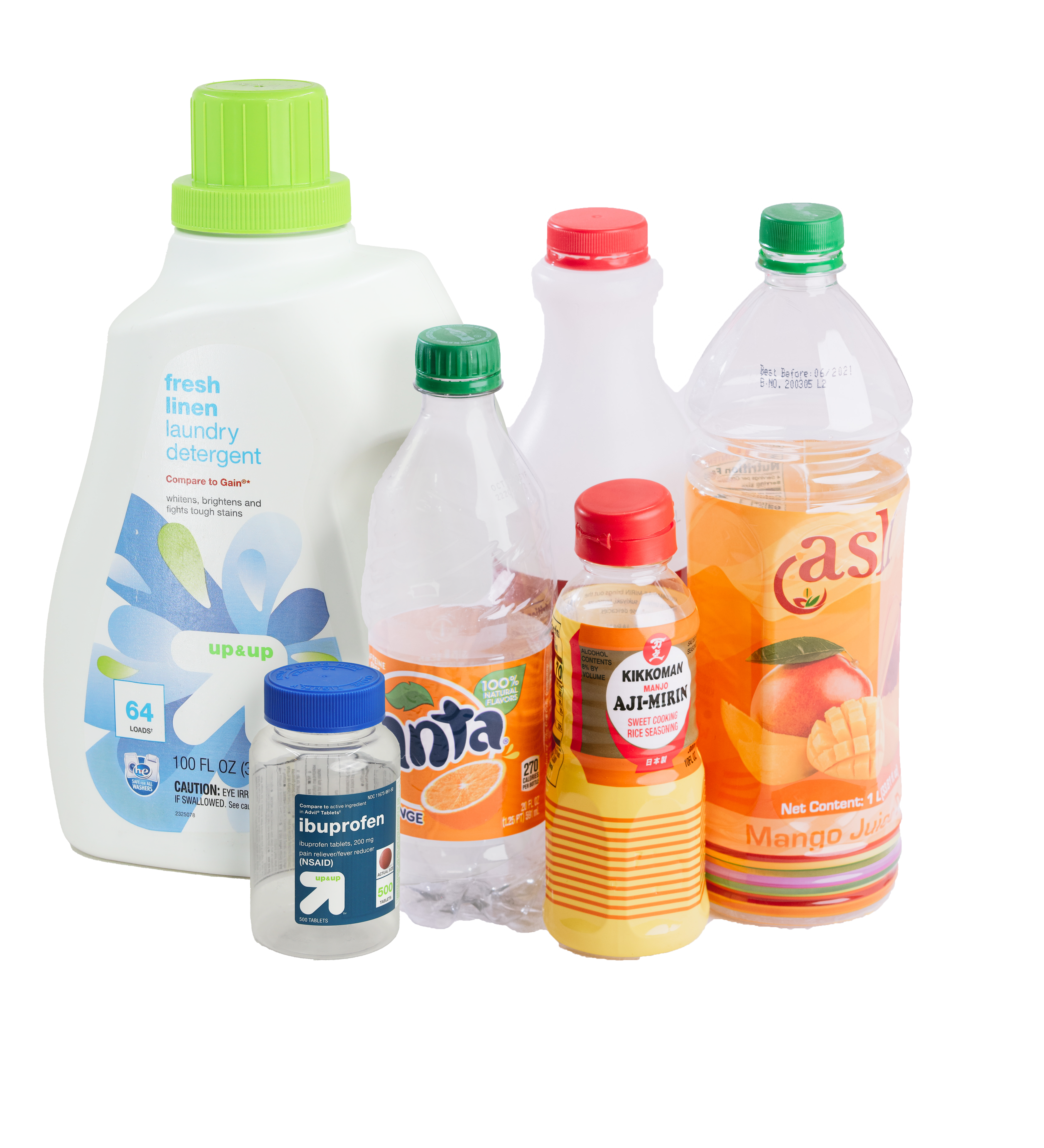 Plastic bottles and containers