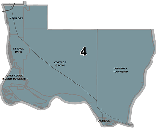 Map of Washington County District 4