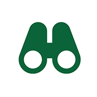 Vision icon in county color green