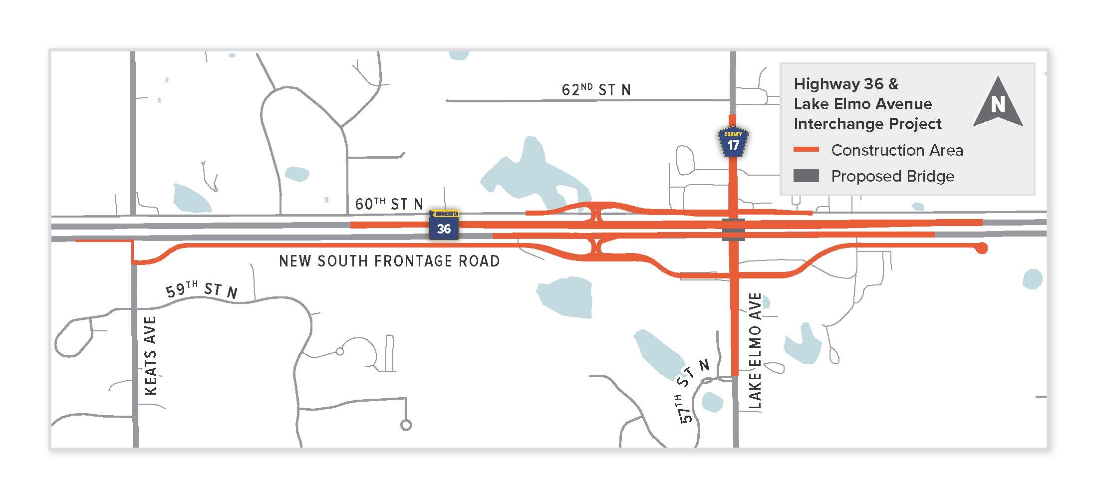Stick Map TH 36 at CSAH 17