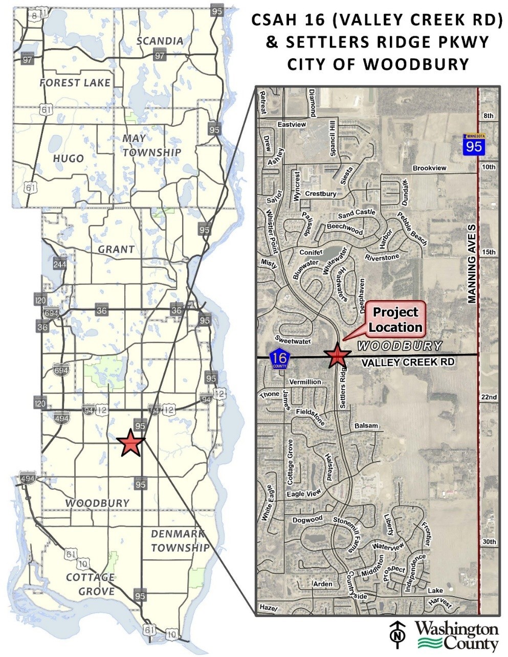 CSAH 16 and Settlers Ridge Parkway